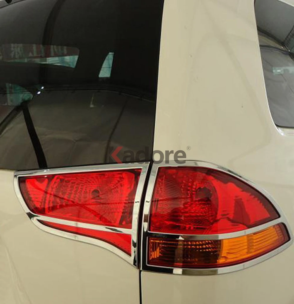 Для Mitsubishi Pajero Montero Sport 2009 2010 2011 2012 2013 хромированный Автомобильный задний светильник, накладка, аксессуары