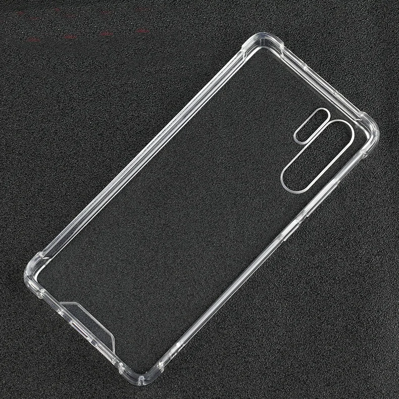 50pcs/lot.Shockproof Clear Transparent PC Back TPU Bumper Scratch Protection Case Cover for HUAWEI P30/HUAWEI P30 PRO | Мобильные