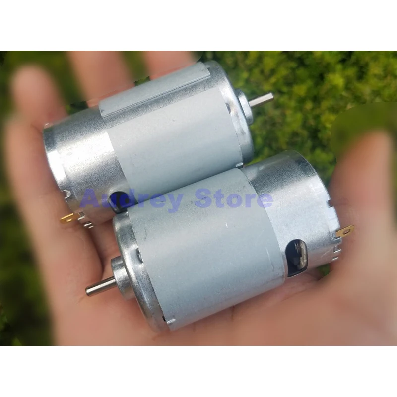 6 V-24 V 555 DC мотор 1800 об/мин 3600 об/мин средней и низкой Скорость большой с большим крутящимся моментом для игрушка модель корабля