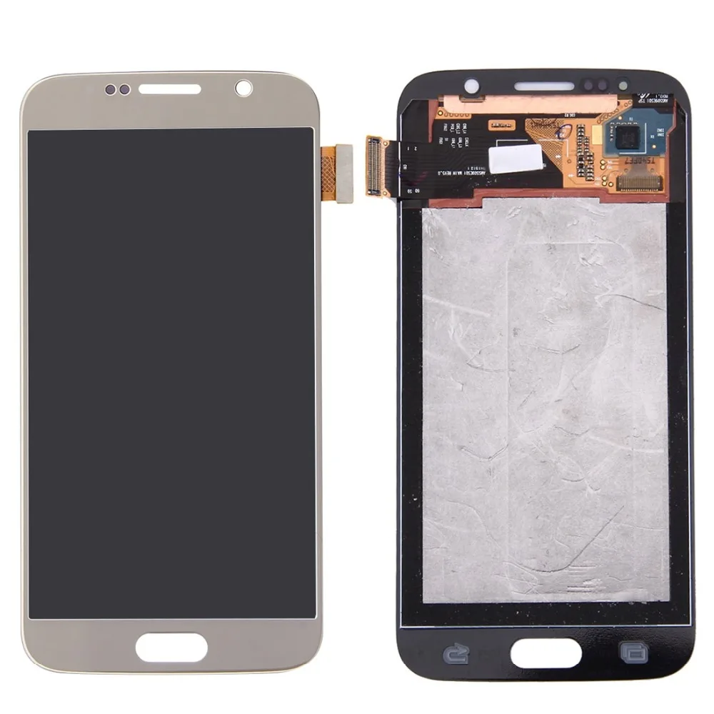 Pantalla LCD Original y montaje completo de digitalizador para Galaxy S6 / G9200-0