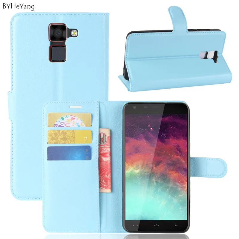 For HOMTOM ht30 чехол BYHeYang с откидной крышкой кожаный роскошный модный подставкой for