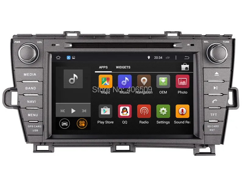Android 8 0 в тире Автомобильный DVD плеер для Toyota Prius 2009 2010 2011 2012 2013 с GPS навигации радио