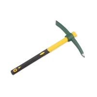 medium size pickaxe outdoor camping mattock light weight fiberglass handle garden pick cultivating vegetable hand tools