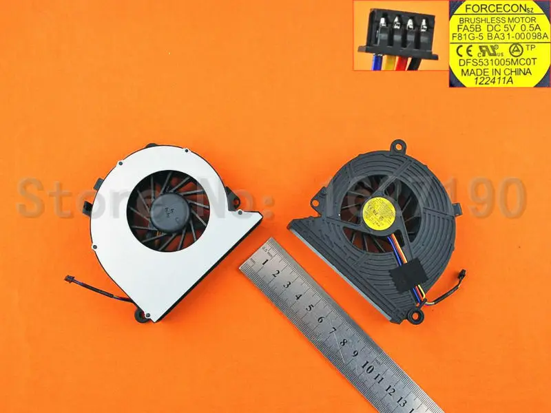 Новый охлаждающий процессор для ноутбука HP 18 универсальный 18-1200x(5 В 0 5 А) DFS651312CC0T