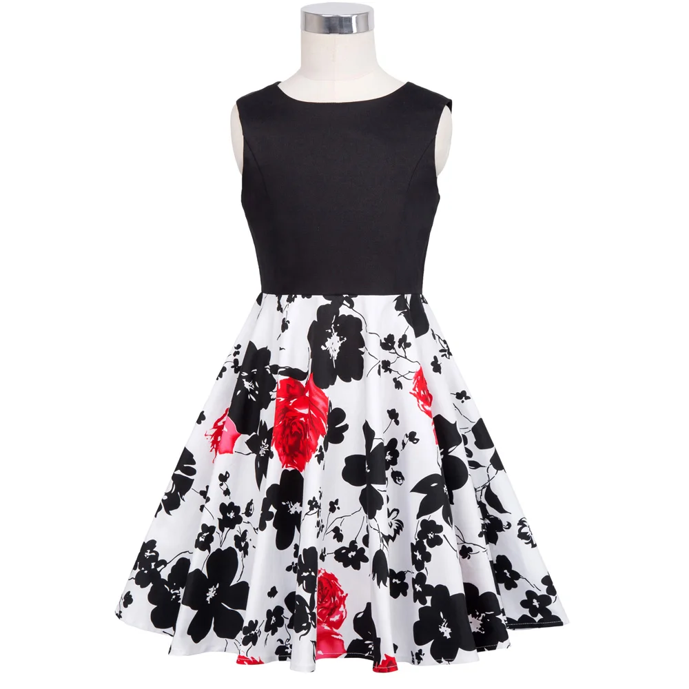 Новинка 2017 года Летнее Детское платье с цветочным узором детское винтажное в