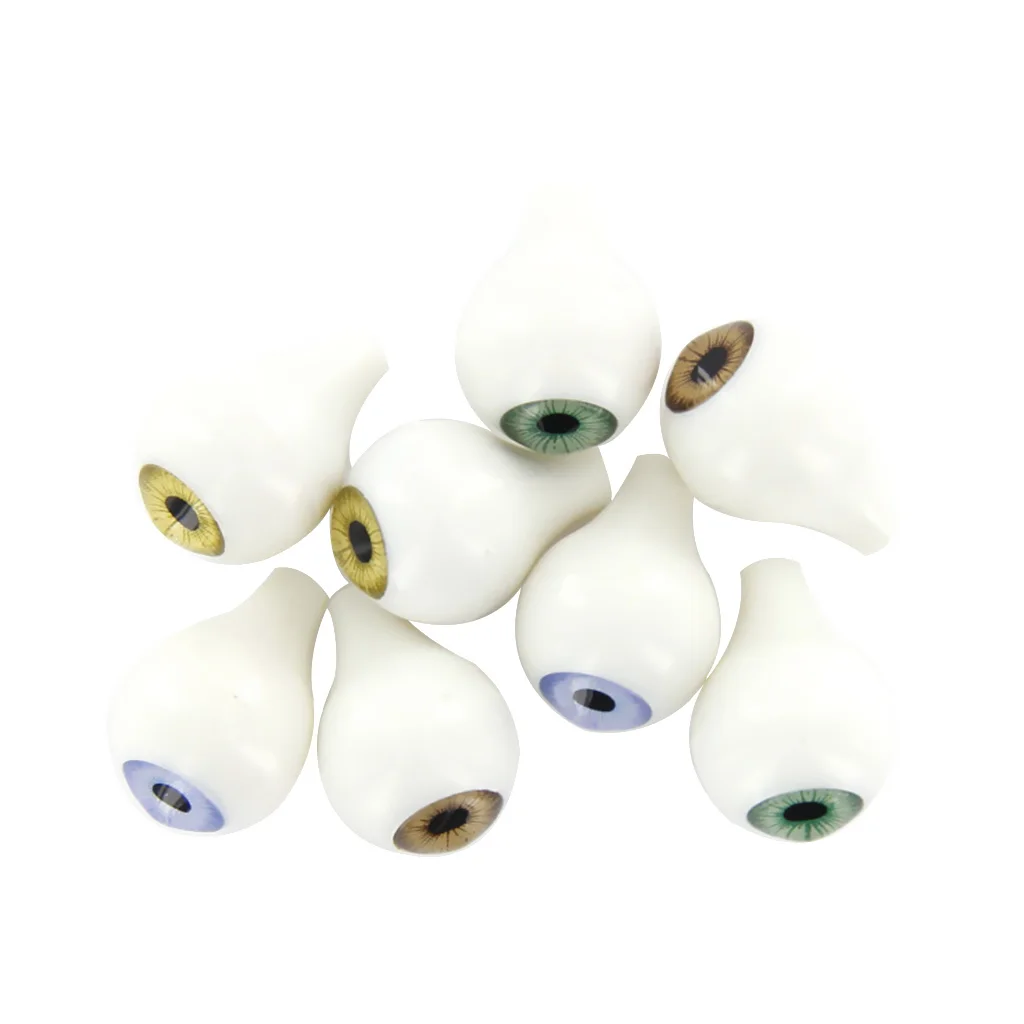 8 шт 4 вида цветов круглые 16 мм акриловые кукольные глаза глазные яблоки