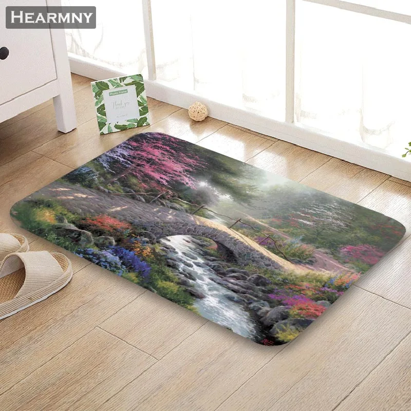 Nice Hometown Doormat Outdoor Floor Mat Home Creative Super Soft Absorbent Bathroom Door Entrance 40X60cm 50x80cm | Дом и сад