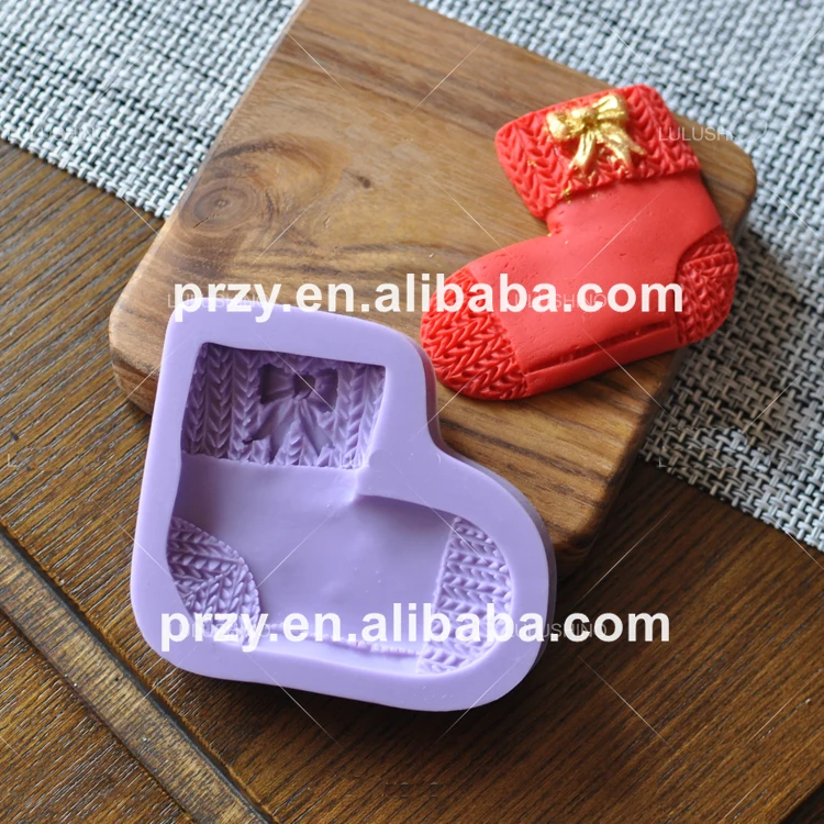 Силиконовая форма для помадки Пищевая силиконовая Носки перчатки фаршированные