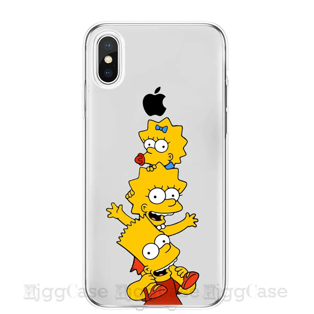Homer J. Simpson Телефон чехол для iPhone 6 6s 7 8 PLUS X XR XS MAX Милый Забавный модный мультяшный силиконовый чехол для телефона s чехол для телефона Coque Capa Funda для iPhone 11 Pro Max чехлы