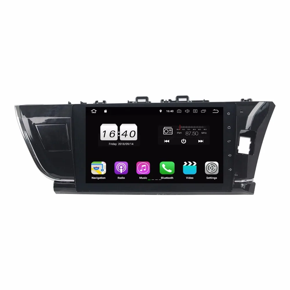 10 1 &quotIPS Android 8 2 Гб ОЗУ 16 4 ядра для Toyota COROLLA 2014 2015 левый и правый автомобильный