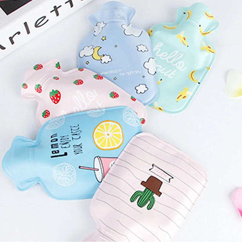 Мультфильм рука Po Теплая бутылка для воды милые мини бутылки горячей маленький