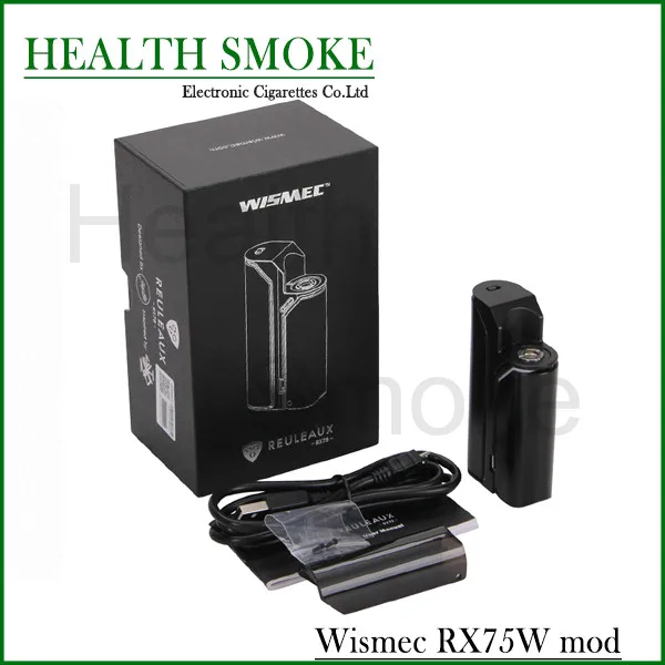 Оригинальная электронная сигарета Wismec RX75 стартовый комплект с TC 75 Вт Reuleaux