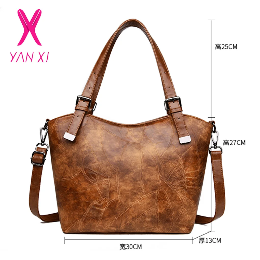 YANXI новые зимние женские сумки большая Вместительная женская сумка