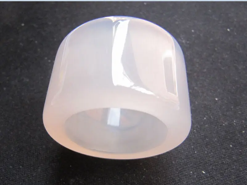 Новый Винтажный натуральный белый нефрит оникс резное кольцо Размер 11. 5 13.