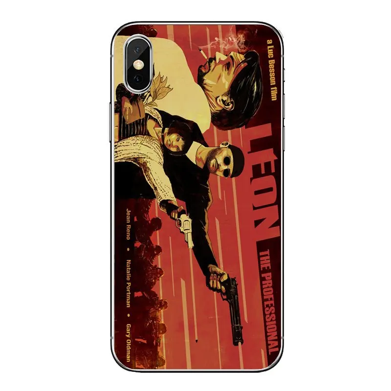 Силиконовый чехол для телефона iPod Touch iPhone 4 4S 5 5S 5C SE 6 6S 7 8 X XR XS Plus MAX Leon the Professional 1994