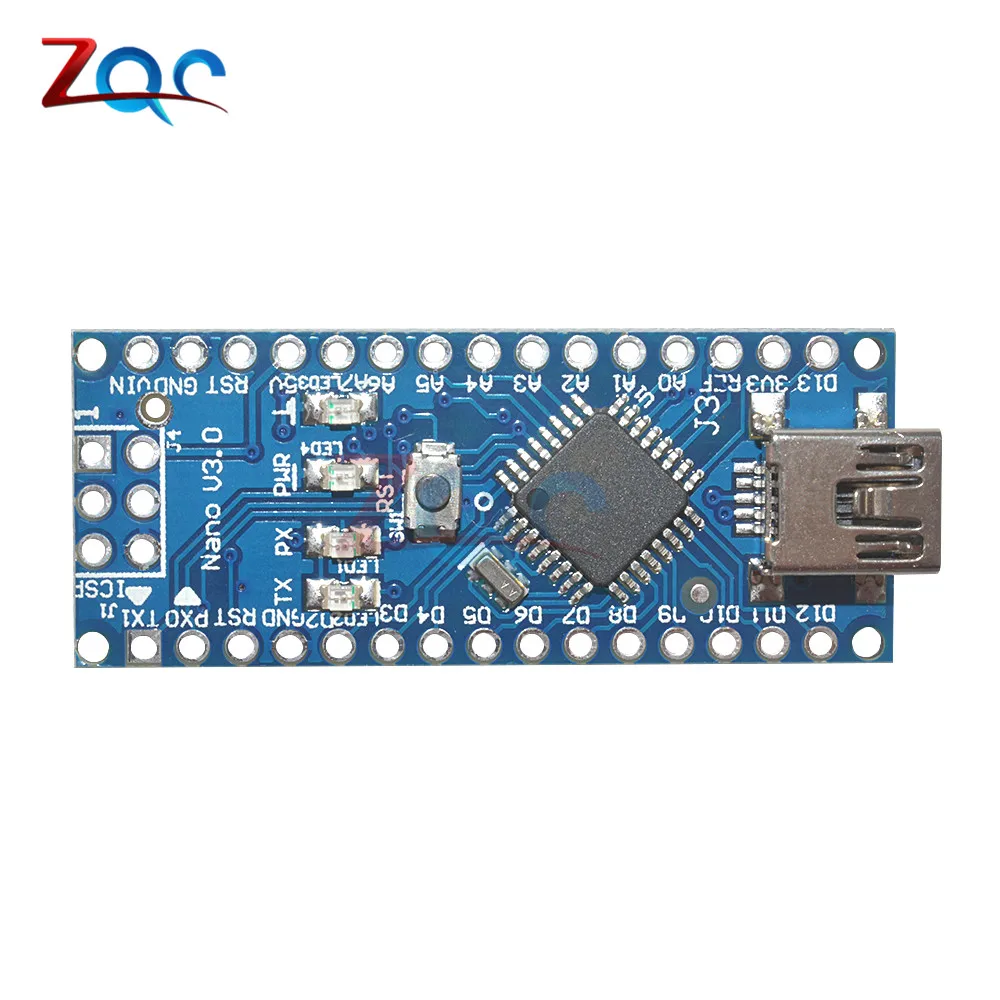 Микроконтроллер Atmega328 Mini USB Nano 3 0 микроконтроллер для Arduino FT232 5 В 16 м плата модуль с
