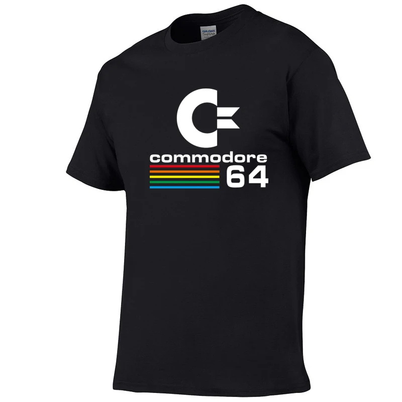 2018 летние Commodore 64 Футболки C64 SID Amiga Ретро 8 bit ультра классный дизайн футболки