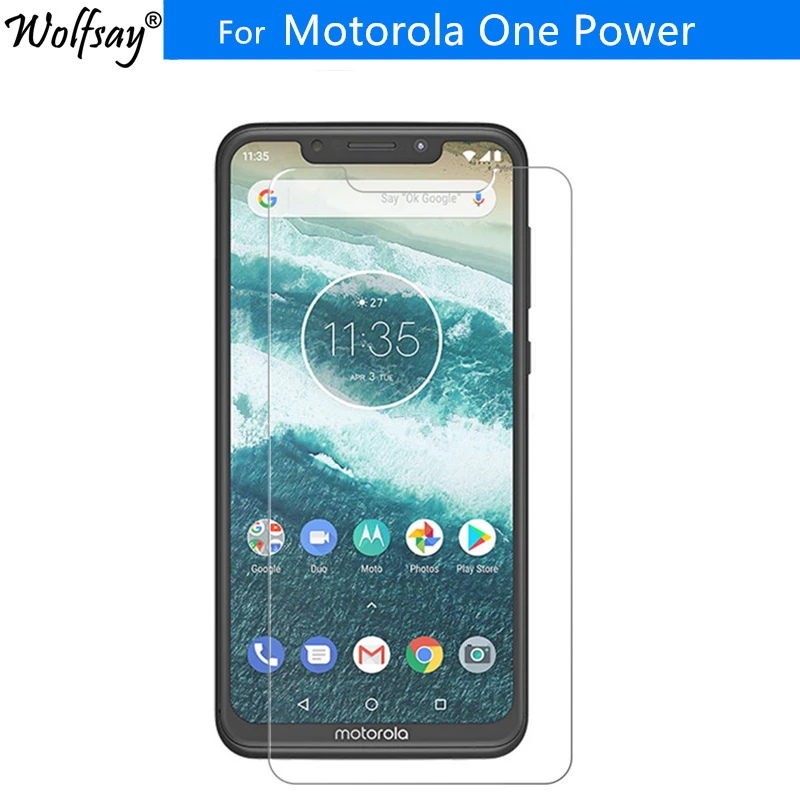 Закаленное стекло для Motorola Moto One 2 шт. Защита экрана Power 9H премиум Power|Защитные
