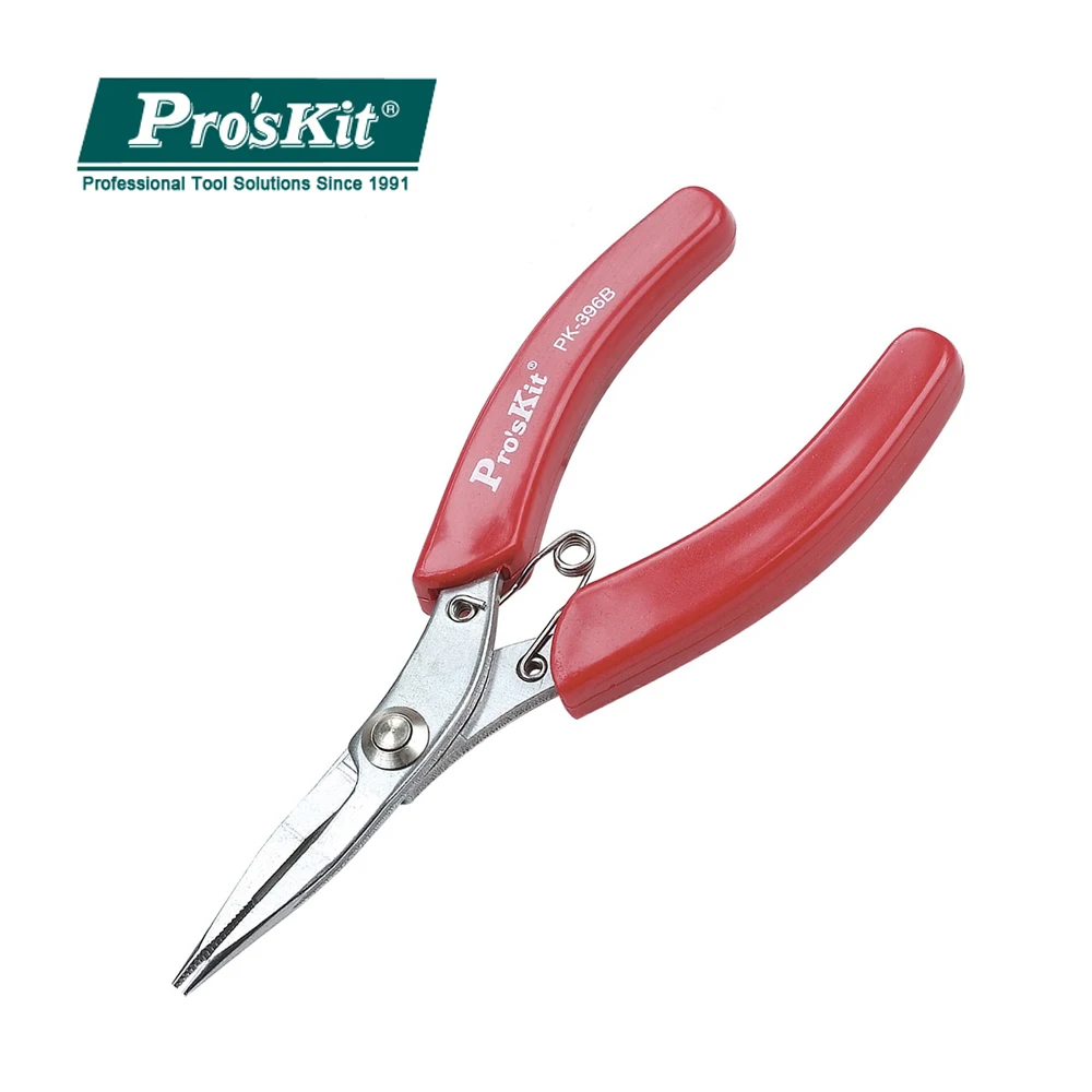 Pro'sKit 1PK 396B 5 дюймовые импортные маленькие Длинные плоскогубцы из нержавеющей
