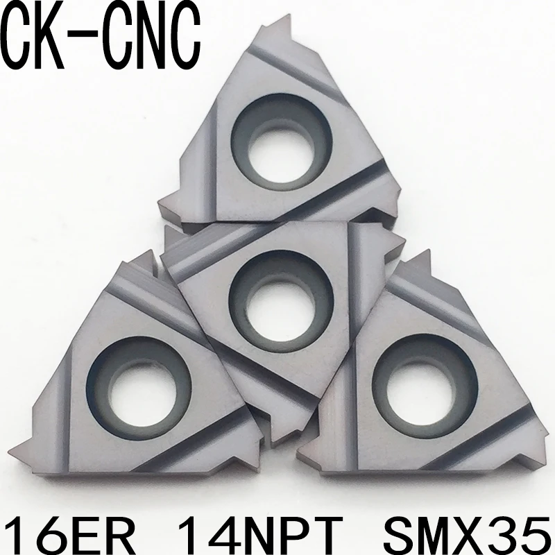 

10pcs 16ER 14NPT SMX30 SMX35 Carbide Insert For Threading Turning Tool Boring BAR blade High cost performance
