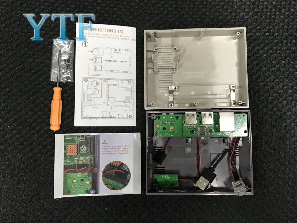 1 компл. Высокое качество Мини NES NESPI чехол Retroflag чехол с охлаждающим вентилятором предназначен для Raspberry Pi 3/2/B