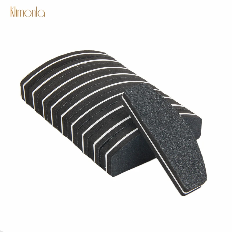 Мини пилка для ногтей 20 шт. зернистость полировка 100/180 удаление кутикулы триммер