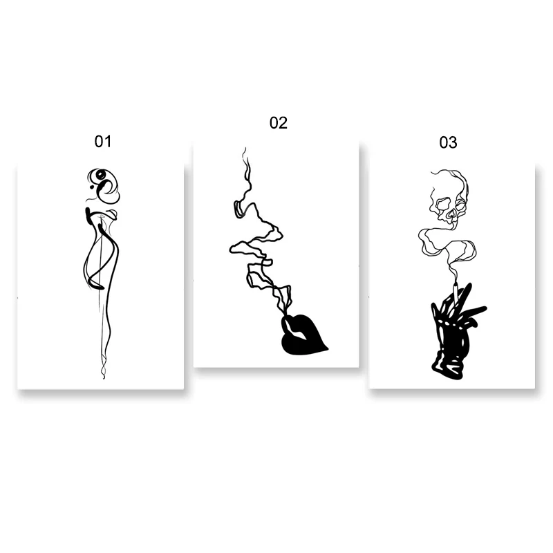 Черно-белый фон для девочек с изображением стены и абстрактной линии рисунок на