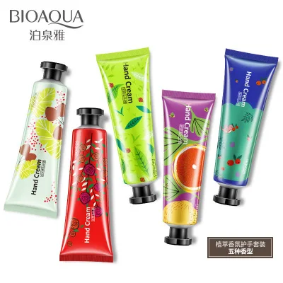 100pcs Bioaqua Planting Fragrance Moisturizing Hand Cream Hand Cream Prevent Drying and Exfoliating Hand Care