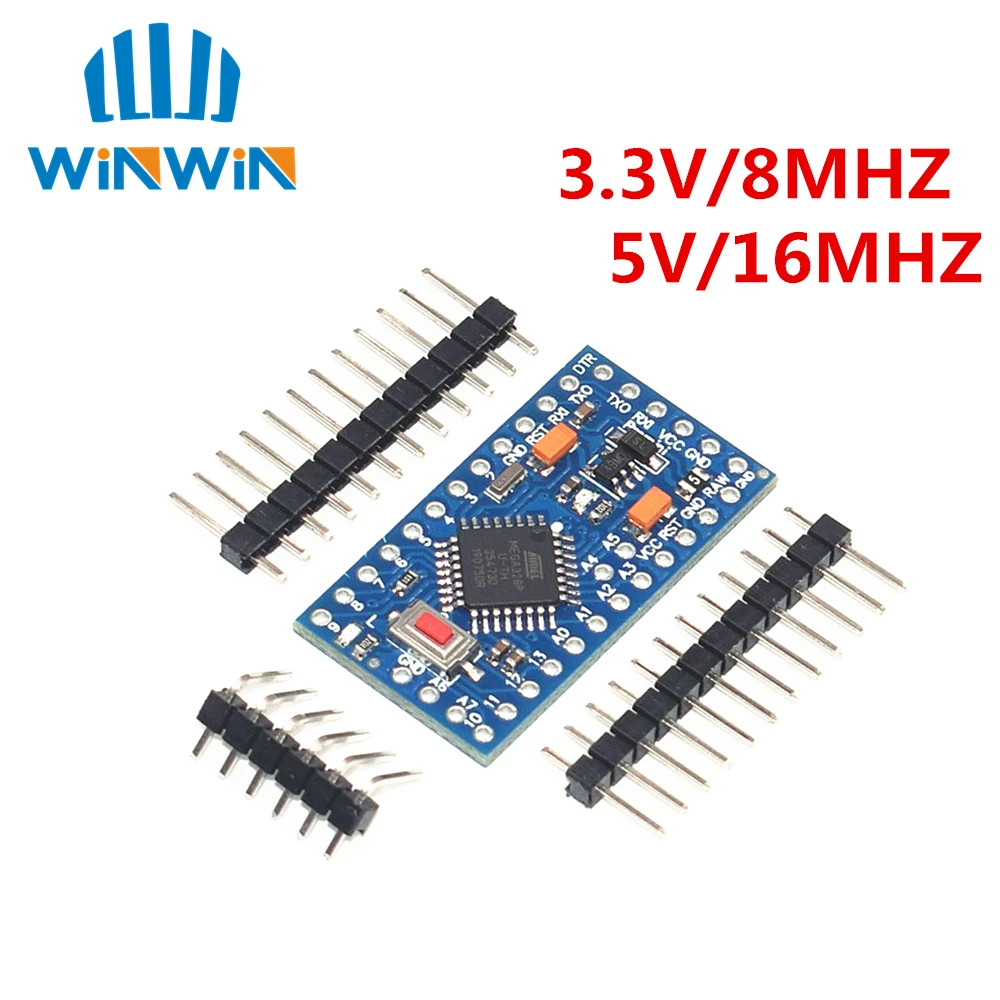 10 шт./лот Pro Mini 328 Mini 3,3 V/8 M 5 V/16 M ATMEGA328 ATMEGA328P-AU 3,3 V/8 MHz 5 V/16 MHZ для Arduino