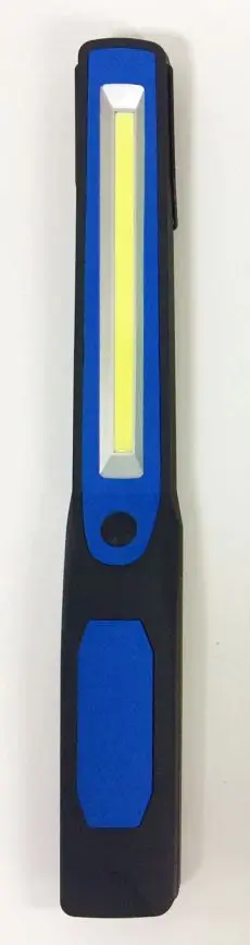 Blue Work light MingRay 2 светодиодный магнитный рабочий светильник AA батарея 5 Вт COB diy ручной светильник-вспышка для гаража лампа для осмотра Авто Ремонт - Испускаемый цвет: Blue Work light