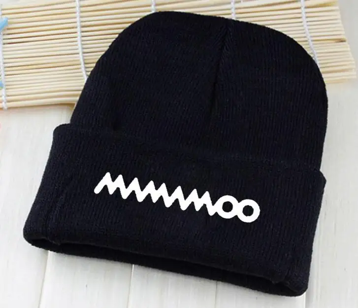 Зимняя шапка с логотипом Mamamoo для мужчин и женщин модная унисекс kpop|winter hats for