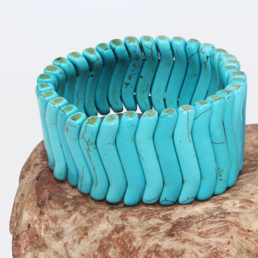 WSS004 Высококачественный эластичный браслет из натурального камня аксессуары для