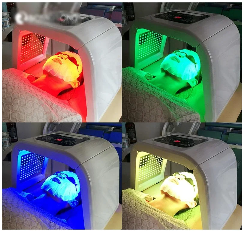 Корейский портативный светильник OMEGA led pdt терапия красный синий зеленый желтый светильник для лица лампа для фототерапии машина для омоложения лица