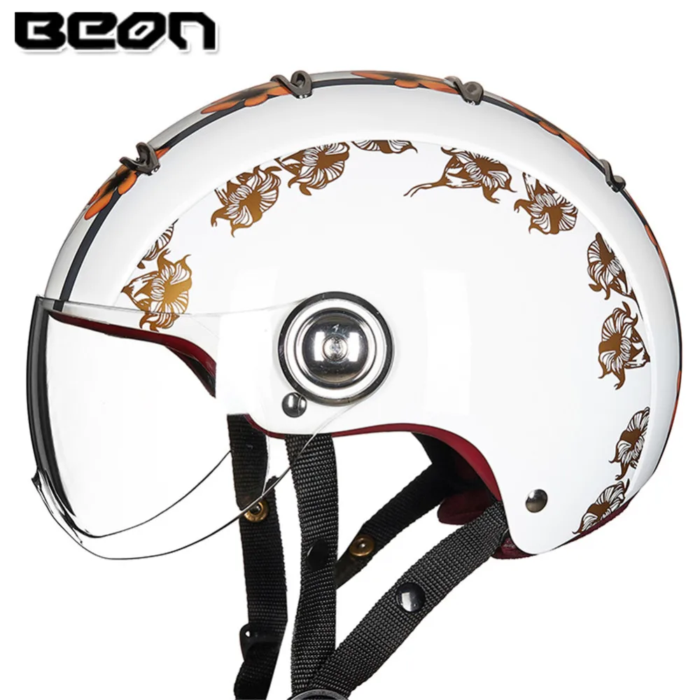 BEON скутер с открытым лицом мотоциклетный шлем Casco Capacete мото шлемы Kask для Motocyklowy