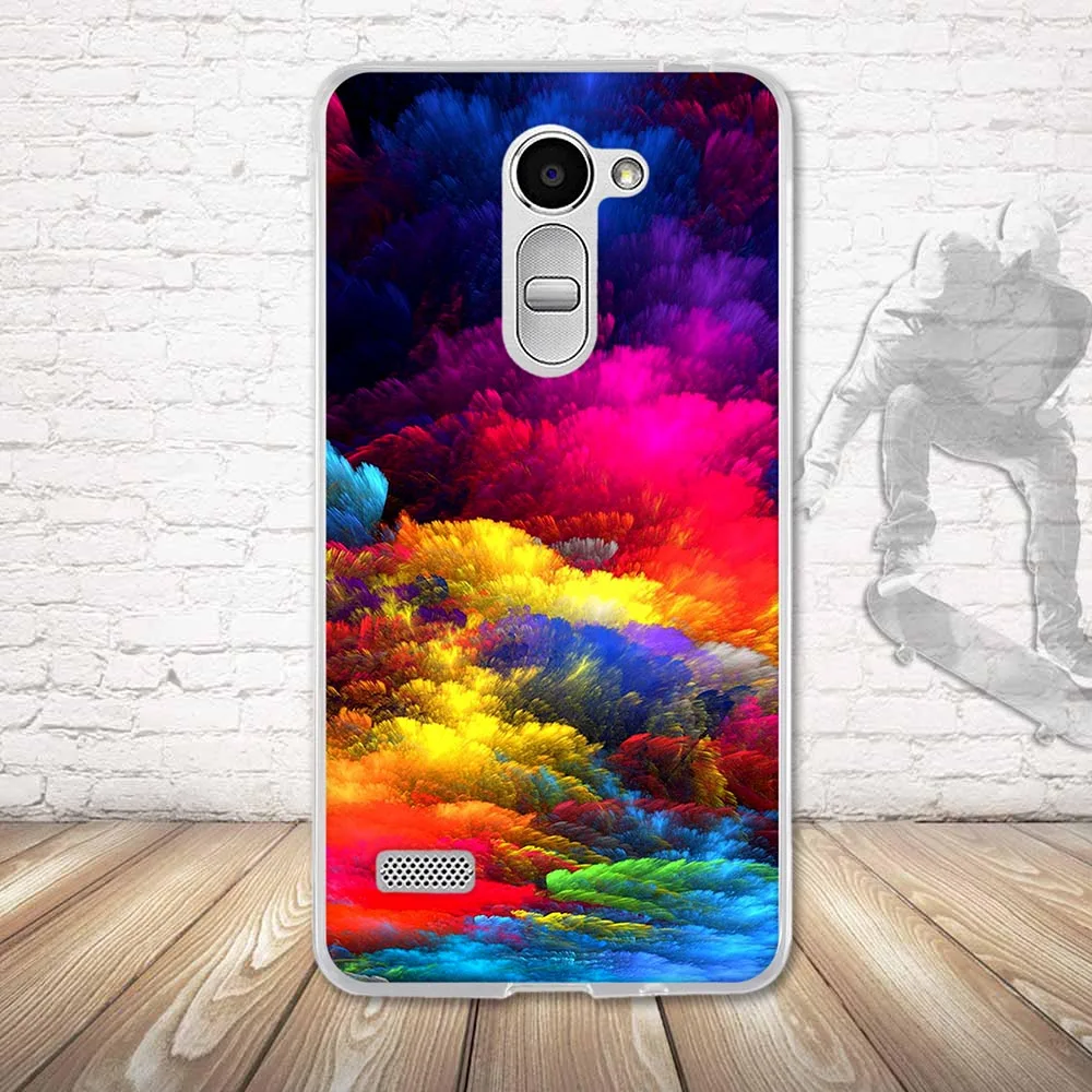 Роскошный мягкий ТПУ чехол для телефона LG Ray/Zone X190 силиконовый 3D окрашенный
