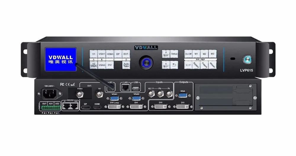 VDWALL LVP615 светодиодный HD видеопроцессор Беспроводной Wi Fi управление и