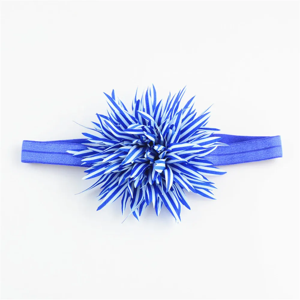 10 шт./лот 15 цветов u-образный выбор 3 &quot шифоновая пышная повязка с цветами для