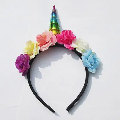 1 шт. Волшебный Единорог Рог головы вечерние Детские волосы головная повязка