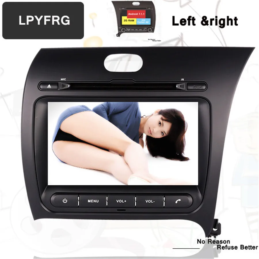 Автомобильный DVD-плеер с HD-экраном 8 дюймов android 10 0 для Kia CERATO K3 FORTE 2013 2014 2015 2016 4G Wi-Fi