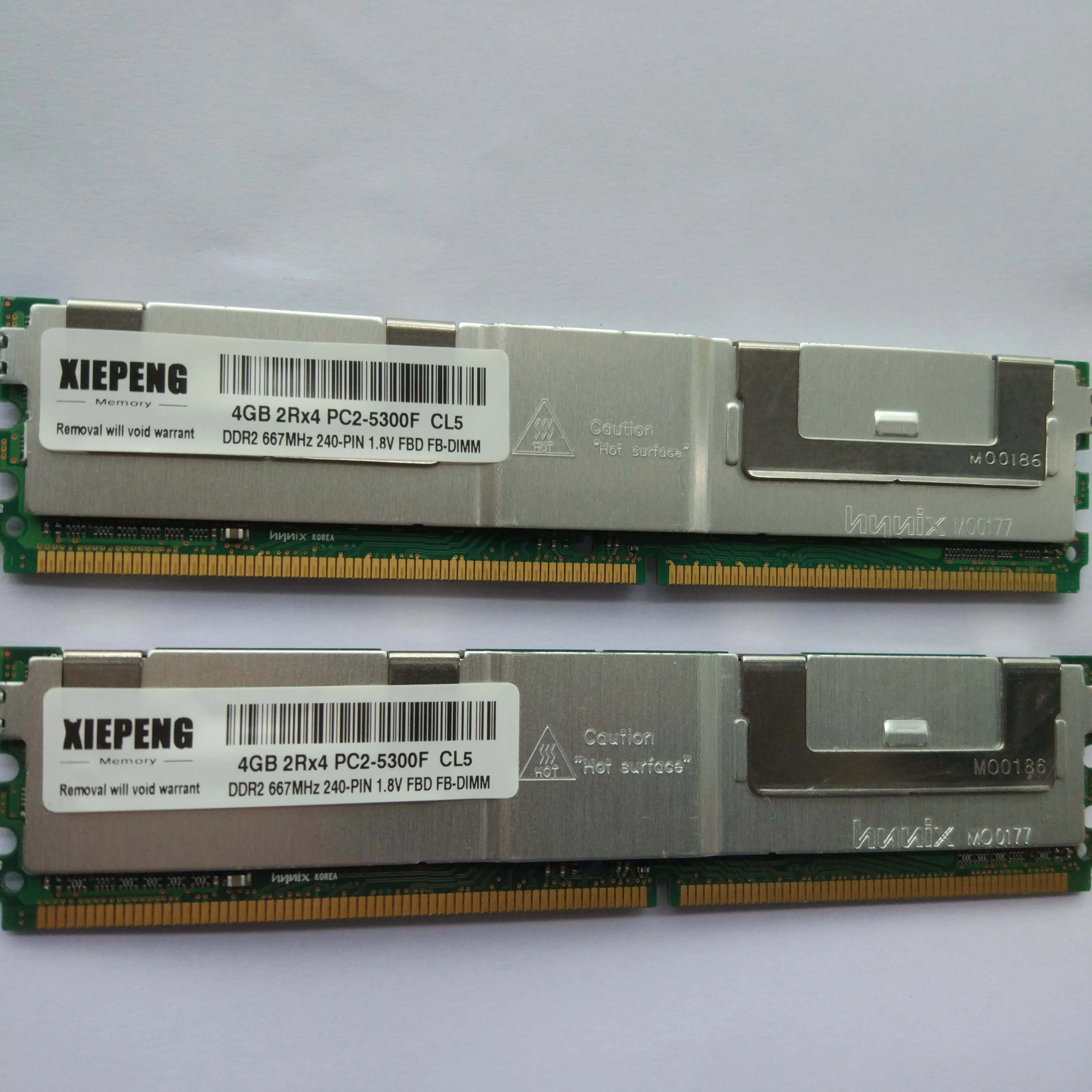 Для lenovo ThinkServer RD120 TD100x TD100 RD120 ThinkStation D10 Оперативная память 8 ГБ DDR2 PC2-5300F fb-dimm ECC16GB 667 МГц FB-DIMM 4G