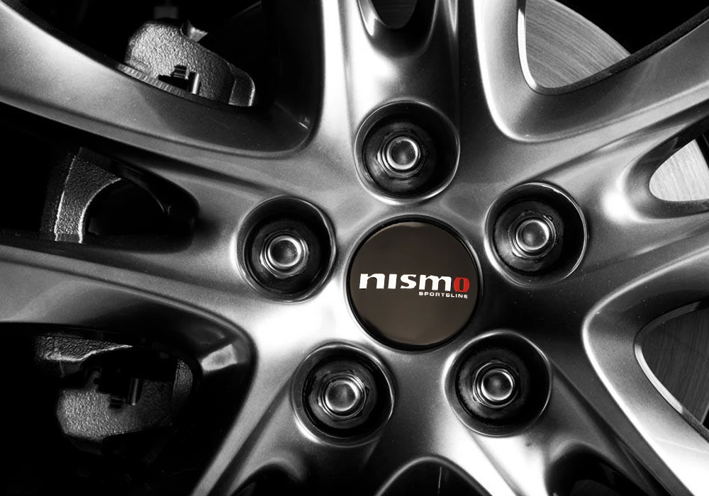 Наклейки на центр колеса автомобильного стайлинга колпачки для ступицы Nismo Logo