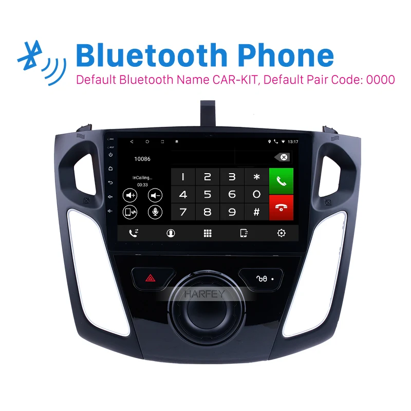 Harfey 9 &quotAndroid 0/8 1 мультимедийный плеер автомобильное радио для 2011 2012-2015 Ford Focus