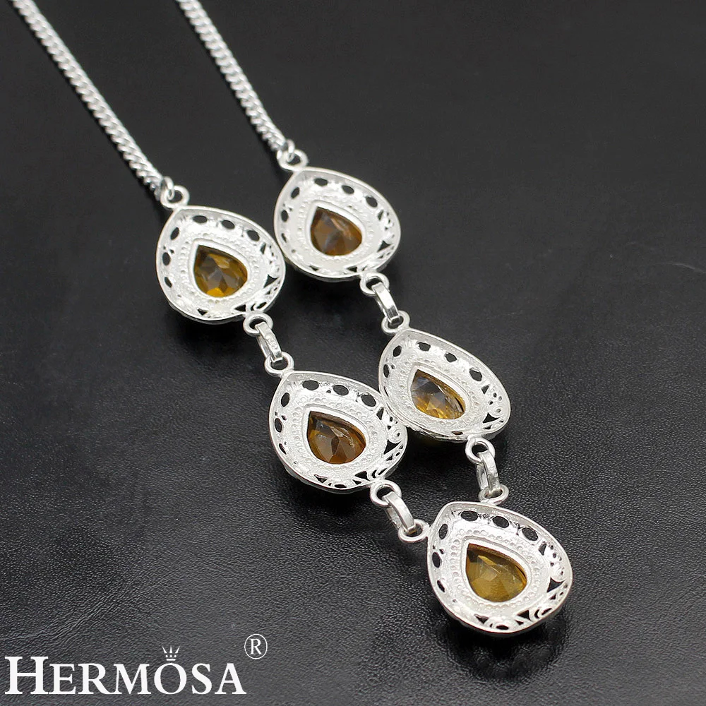 Choose Your Color Multi Stone TopazKunzite Peridot 925 Sterling Silver Chain Necklace Length 19.5 Inch TF254 Free Shipping | Украшения и
