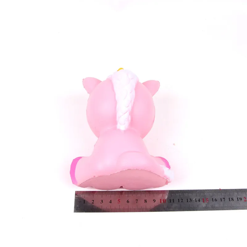 2018 Новый Розовый Единорог медленно поднимающиеся сжимаемые игрушки Kawaii Jumbo