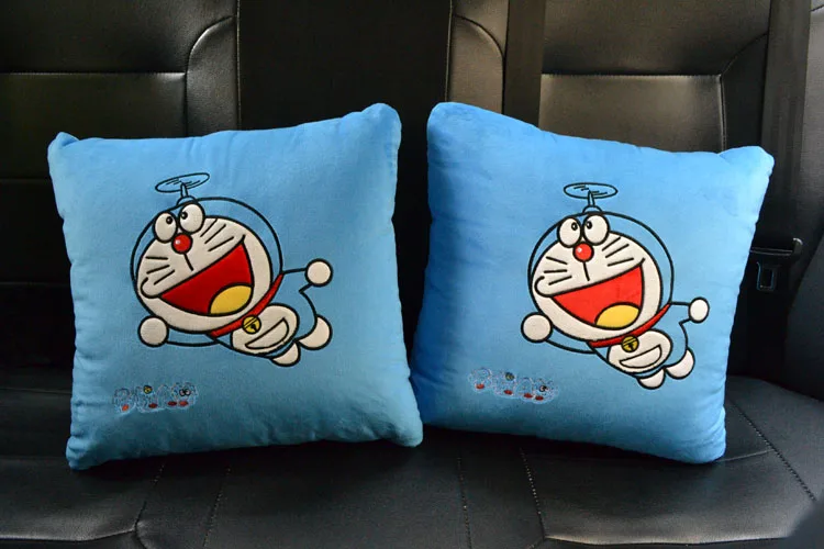 Doraemon автомобиль плюшевая подушка покрытие ремня безопасности зеркало заднего вида ручка ручного тормоза бумажное полотенце коробка для салфеток автомобиль Интерьер мягкая игрушка