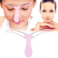 new eyebrow grooming stencil kit template makeup shaping shaper diy tool drop shipping wholesale