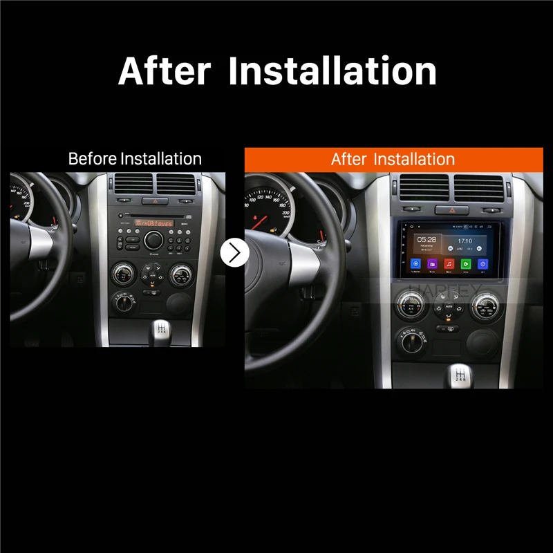Мультимедийный плеер Harfey 7 дюймов 4 + 64 ГБ Android 10 0 GPS-навигация для Suzuki Vitara 2005-2013
