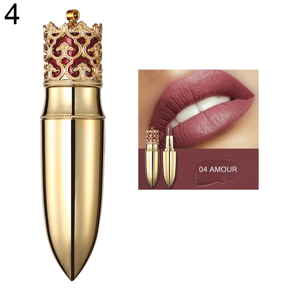 Корона шелковистый бархат кремовый крем для губ длинная губная помада с эффектом