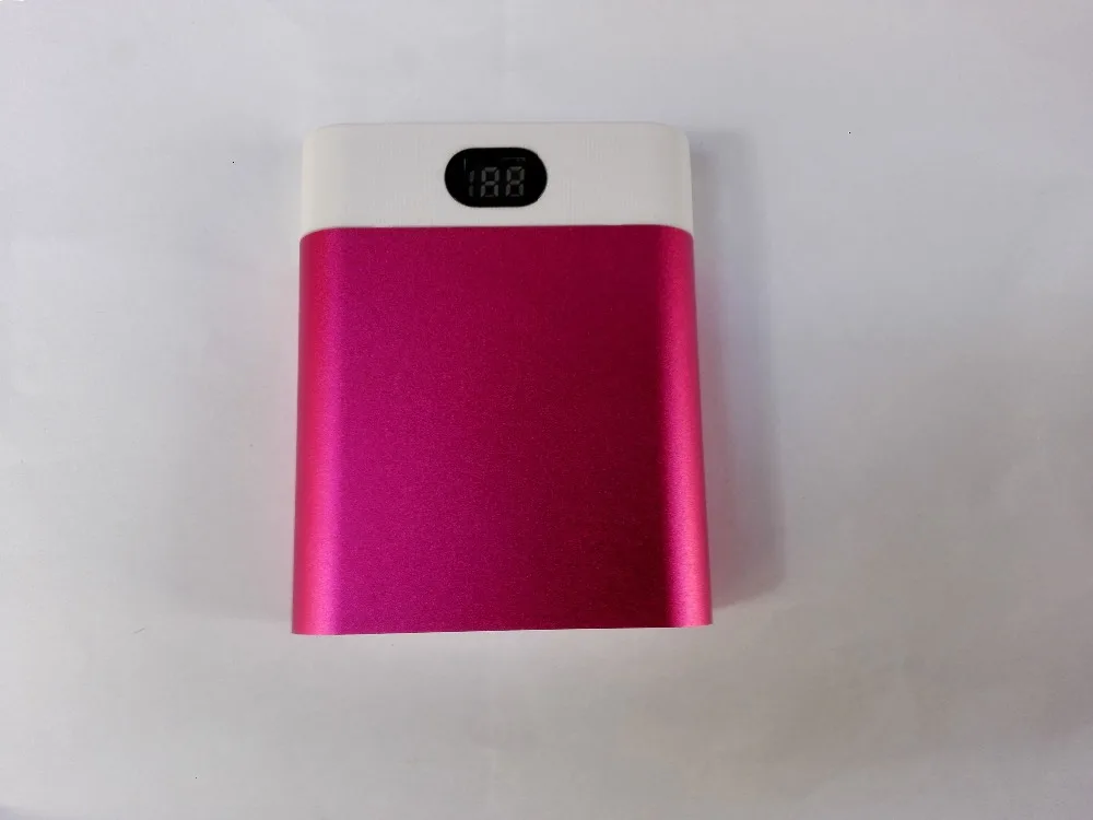 Двойной USB DIY lcd Внешний аккумулятор коробка 4X18650 зарядное устройство для батареи 5 В/2 а внешний аккумулятор чехол для samsung для телефона 5 6s чехол для зарядного устройства и