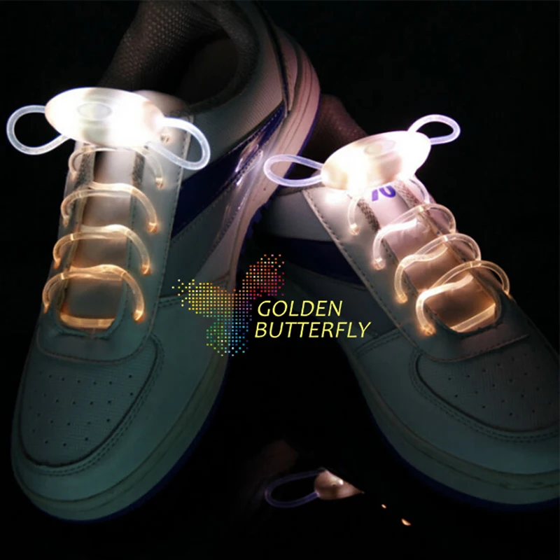 LED Shoelaces without retail package Luminous shoestring bootlace new generation more brightness free shipping | Тематическая